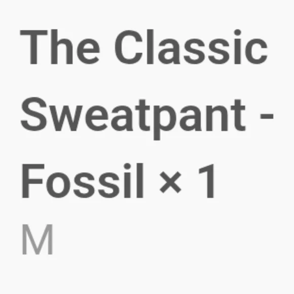 Senita Athletics The Classic Sweatpant Joggers Fossil Brown Size Medium NWOT - Picture 11 of 12